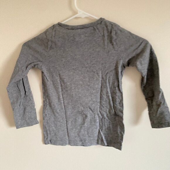 Oshkosh Gray Best Day Every Gray Long Sleeve Tee Size 5 - Picture 5 of 5